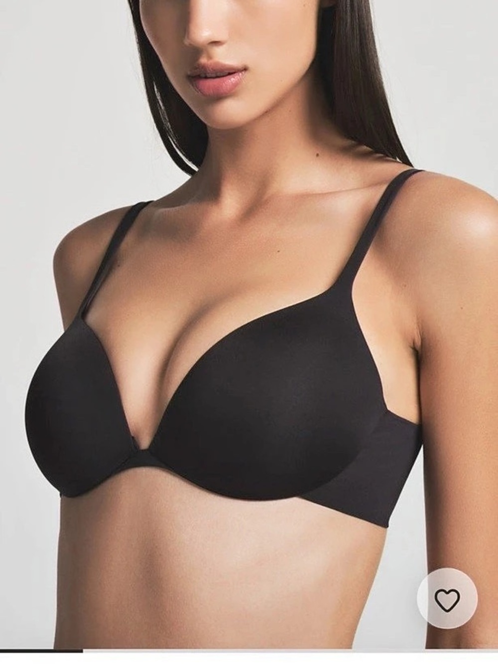 SKIMS Ultimate Teardrop Push-up Bra Black 32C